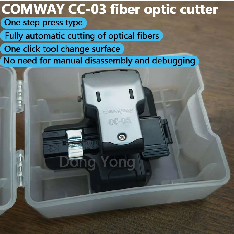 Original COMWAY CC03 One-step fiber cleaver COMWAY CC-03, Automatic high precision fiber cutter, fiber splicer tools