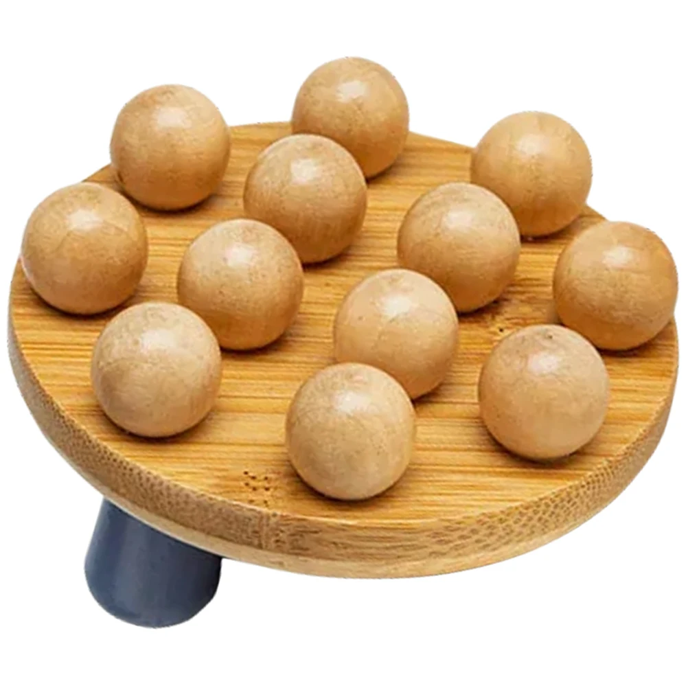 

Portable Bamboo Massage Roller For Body Shaping Cellulite Removal Pain Relief Lightweight Durable Wear-Resistant Handheld