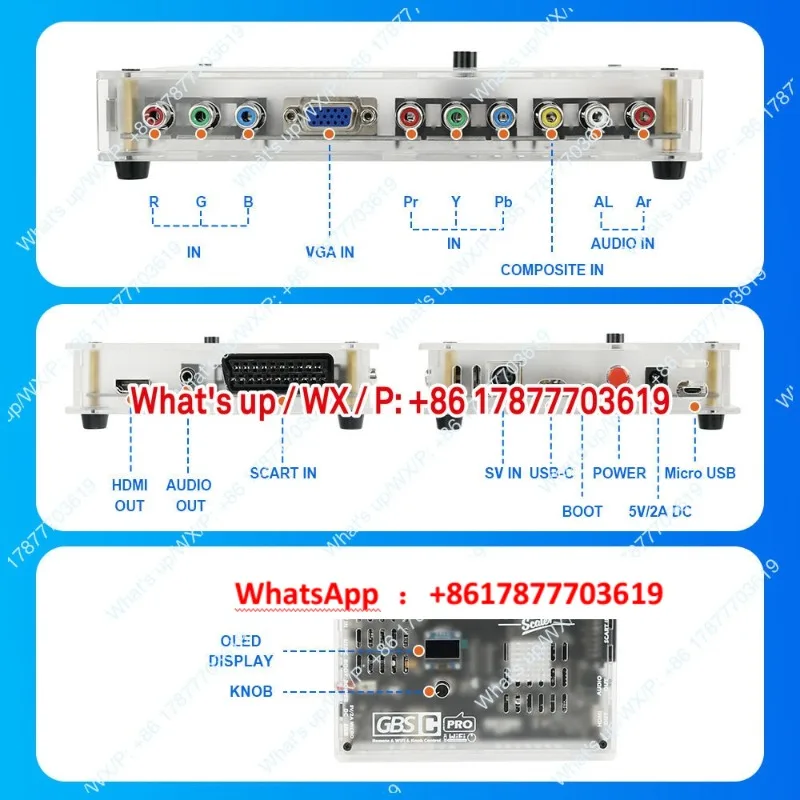 GBSC PRO adapts to a variety of medieval game consoles high definition conversion equipment 1080p