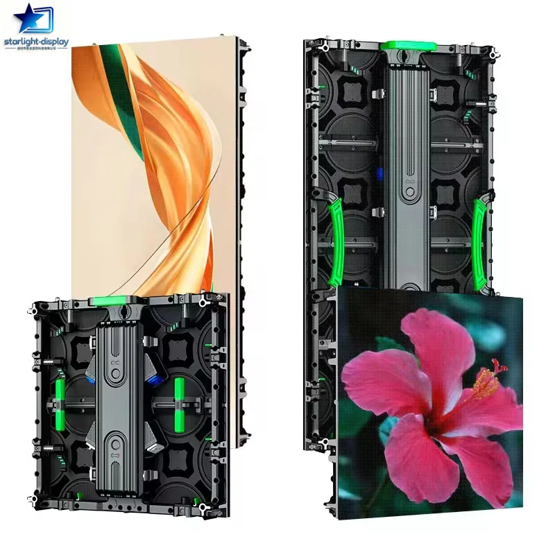P2.6 P3.91 Turnkey Led Video Wall System Package Indoor Curved Rental Display Exhibition Booth Stage Screen Panel