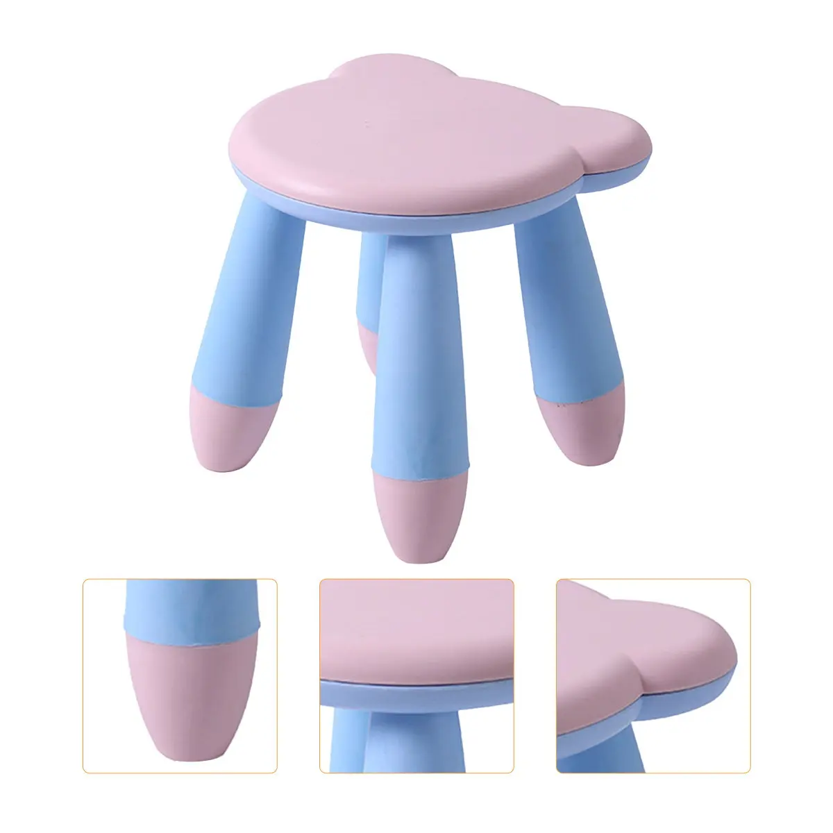 

1pcs Anti-Slip Cartoon Plastic Step For Non-Skid Shoe Changing Light Strong Load-Bearing