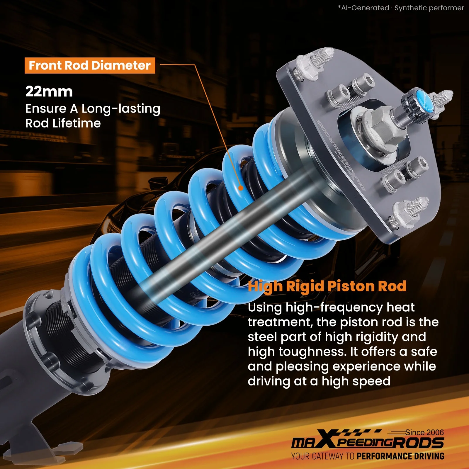 Upgraded 24 Ways Coilover For MINI Clubman R55 Cooper S 2007-2014 1.6L