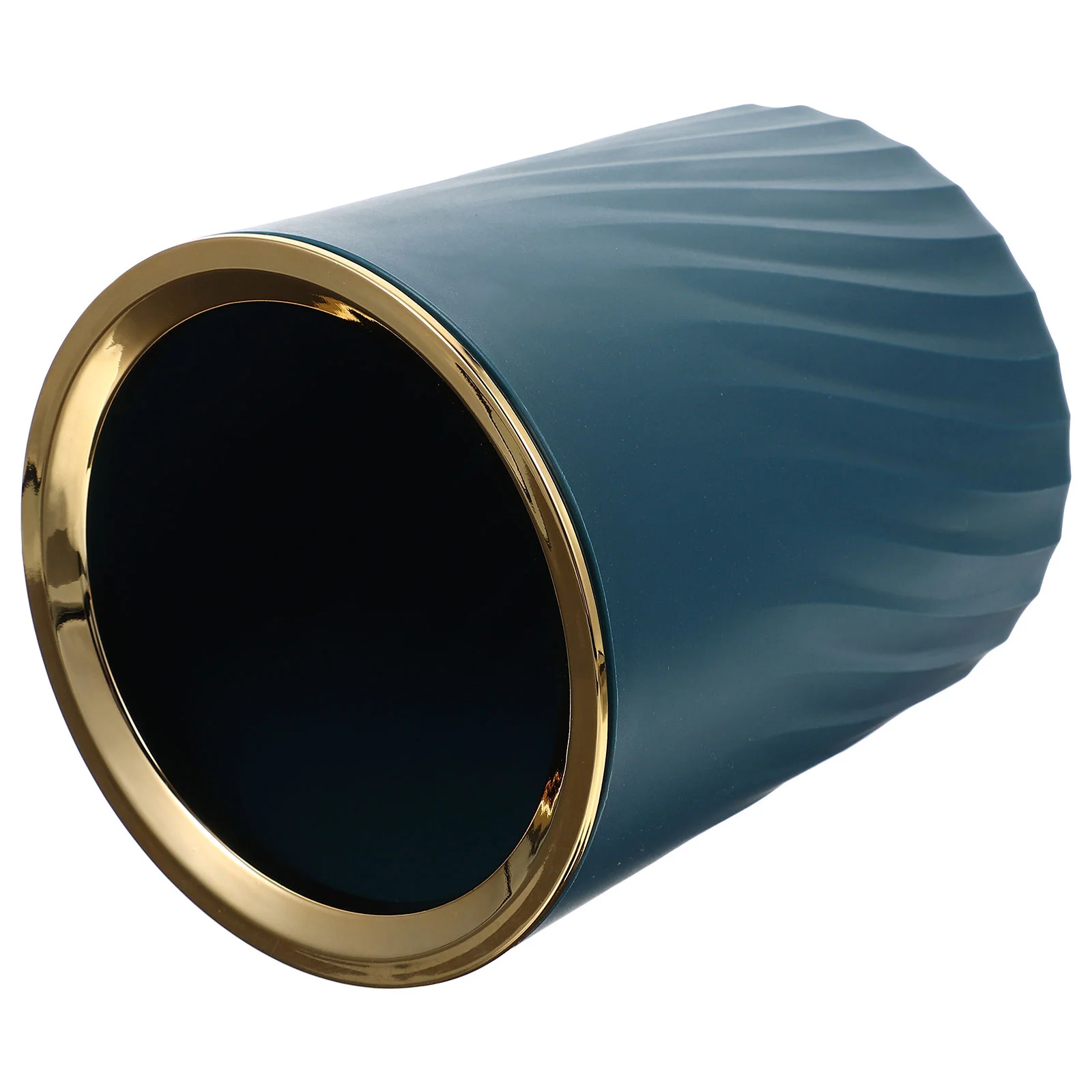 

Pressing Garbage Can Small Size Premium Pp Material No Smell Large Opening Desktop Bedside Office Home Decorative Trash