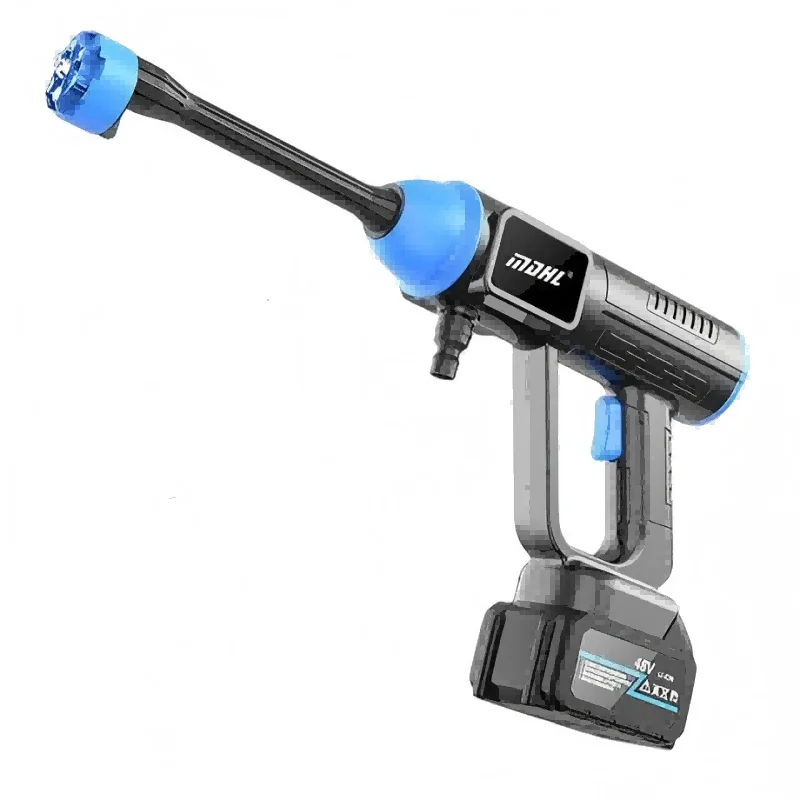

Portable wireless high-pressure brushless water gun, 6-in-1 nozzle, rechargeable battery, suitable for Makita‘s battery