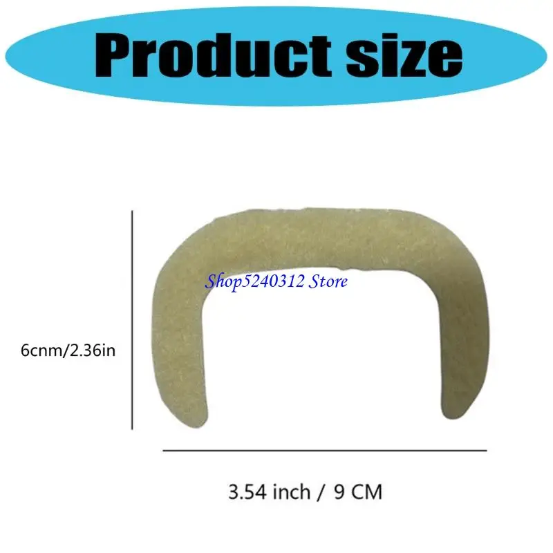 634C Nieuwigies nep snorren, zelfklevende nepbaardmusaches voor Masquerades Party