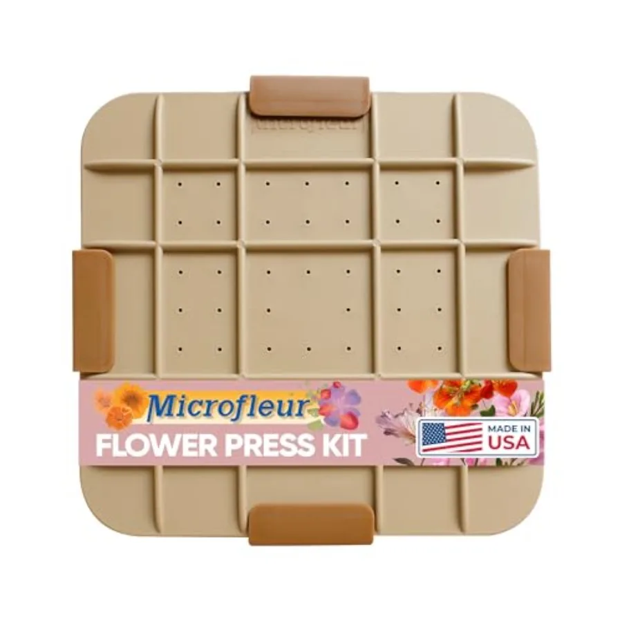 

Flower Preservation Press Kit Portable Quick and Easy for Pressed Flowers Craft Flower Press Kit Pressing Dry Bouquet and Leaf