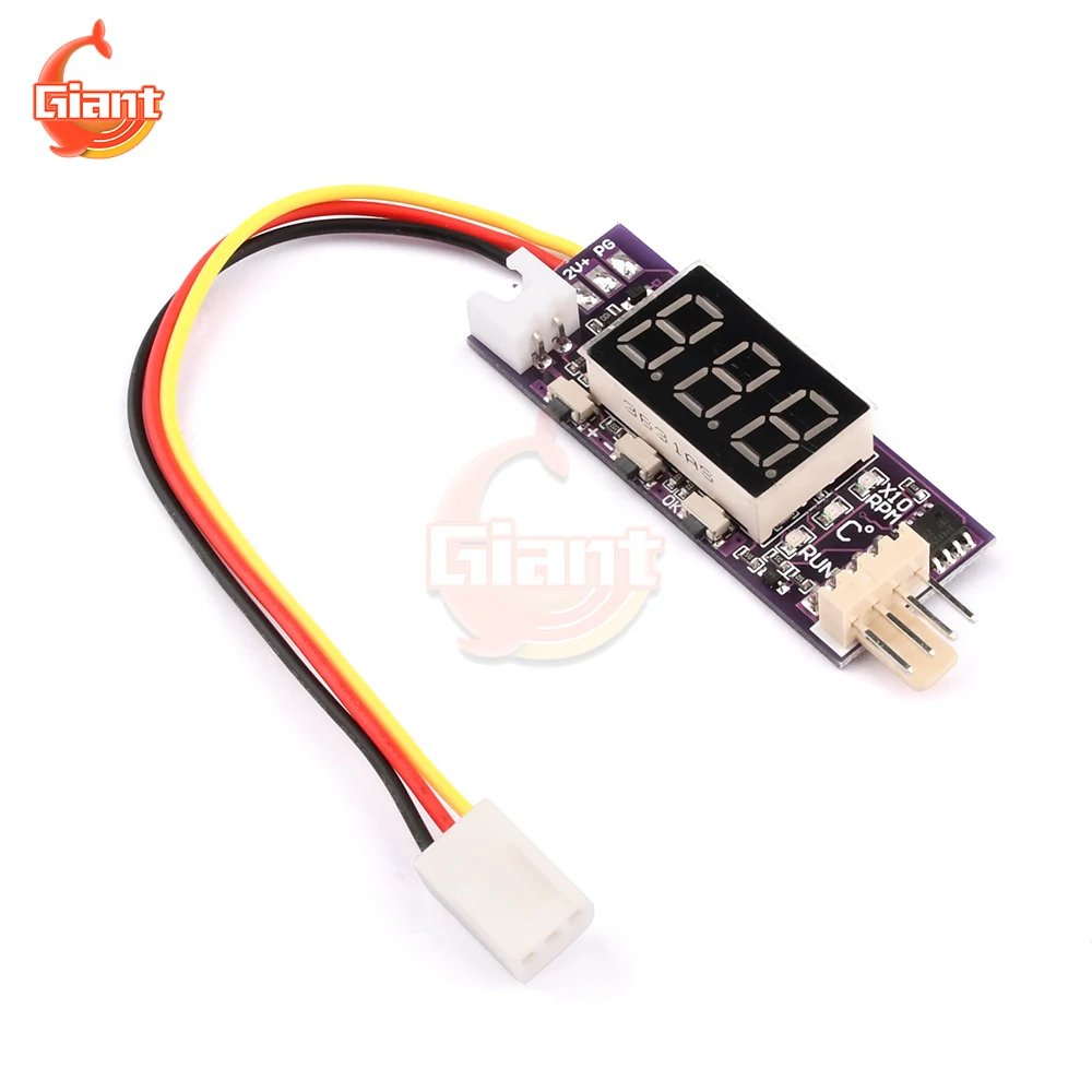 DC12V PWM Motor Speed Controller Four Wire Temperature Control Speed Motor Driver Board Mini Fan Temperature Control Governor