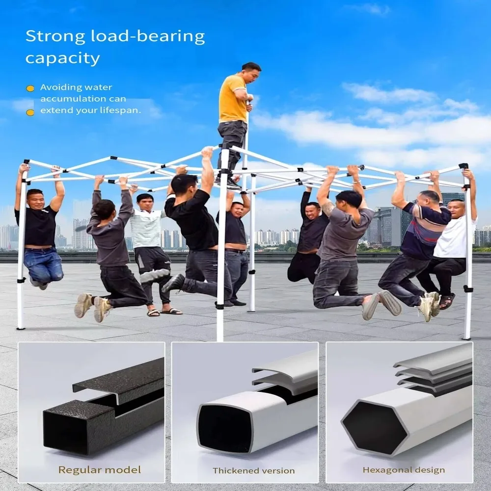 Commercial Outdoor Transparent 3 Side Walls Waterproof Windproof Pop up Tent for Trade Shows and Party Events