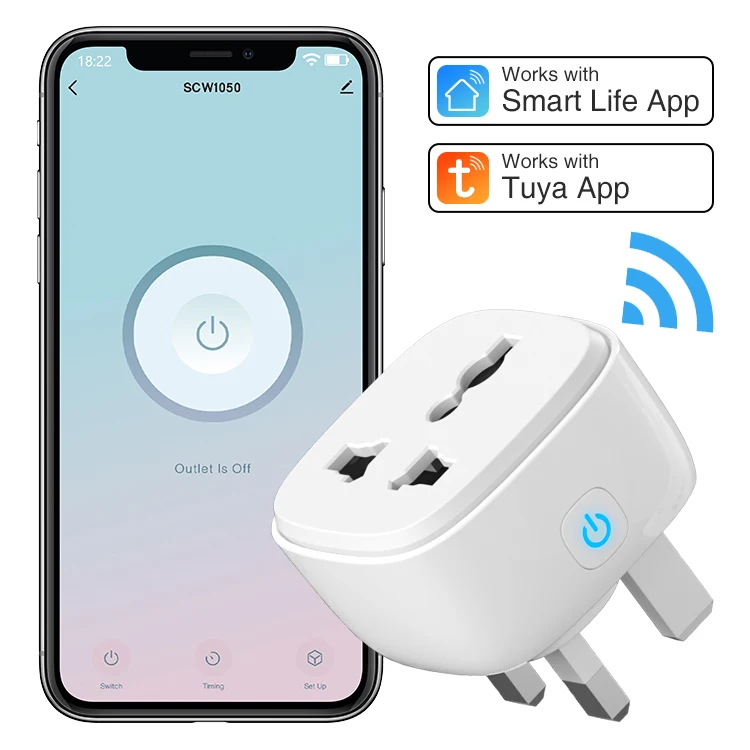 

Умная электрическая розетка LDNIO UK EU Tuya Home с Wi-Fi и логотипом на заказ