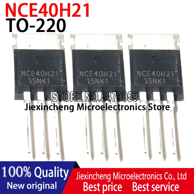 10 pces nce40h21 para-220 mosfet 210a 40v to220 original novo