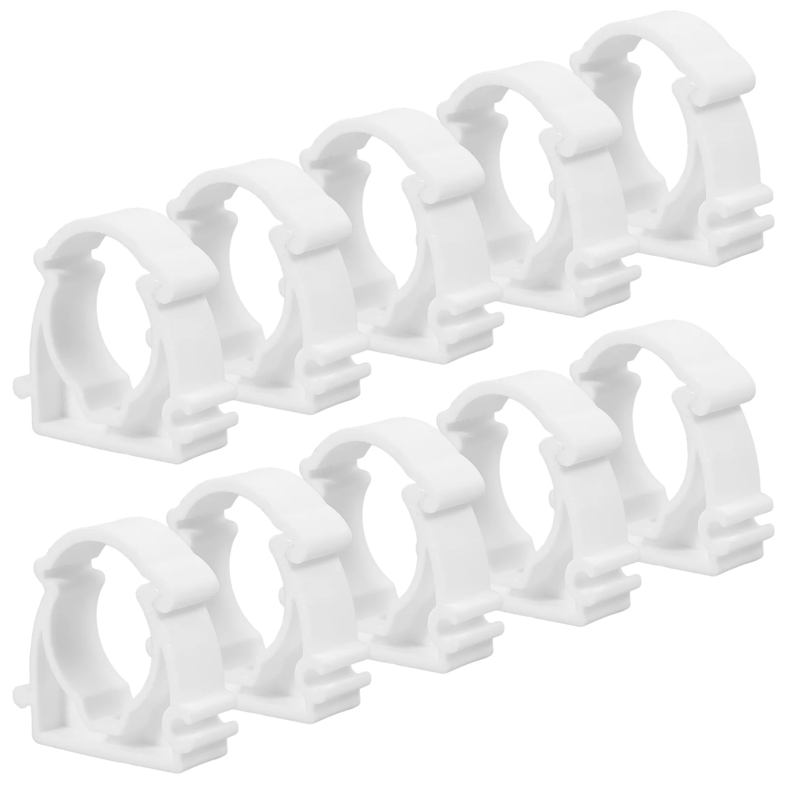 

100 Pcs Pipe Card Tubing Buckles Clip Holder Hose Clamp Tools Support For Water Pipes Bracket Mounting