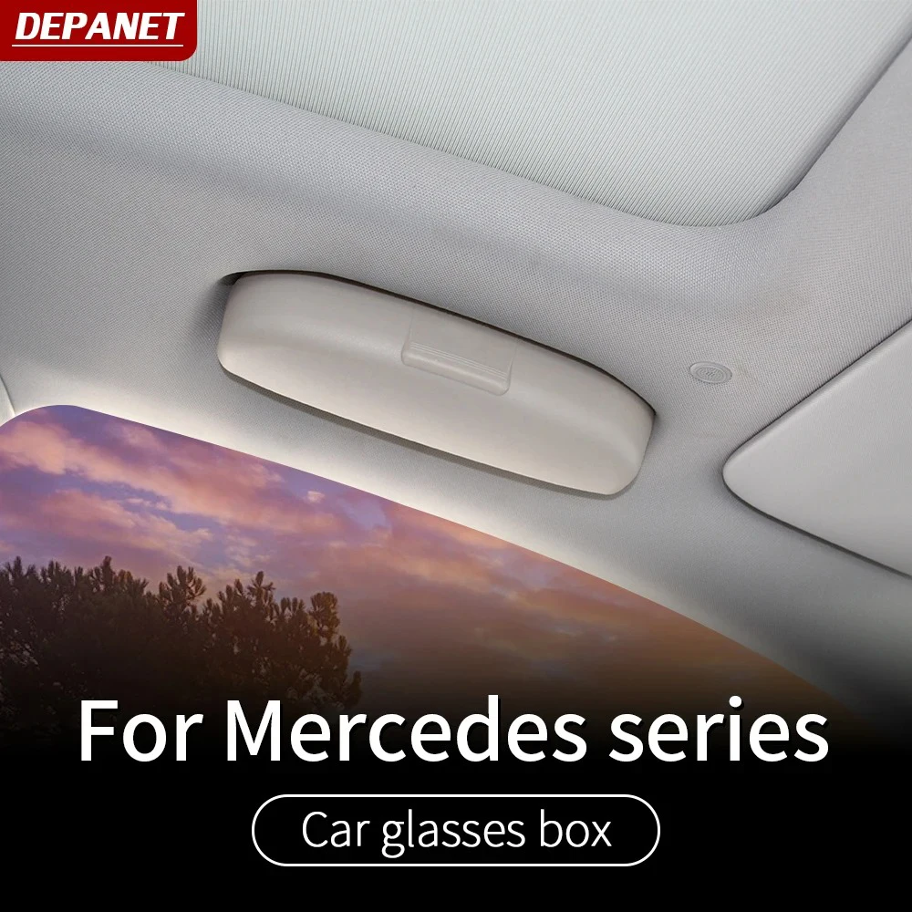 Glasses box for Mercedes gle w166 x166 w167 x167 w176 w177 w117 w118 w205 w206 w 212 w213 w223 x156 x157 x247 x253 accessories