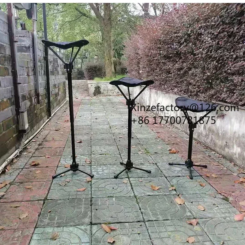 Factory Direct 2026 Top Rated Telescopic Stool One Leg Stool Mini Portable Outdoor Travel Queuing Camping Stool Fishing