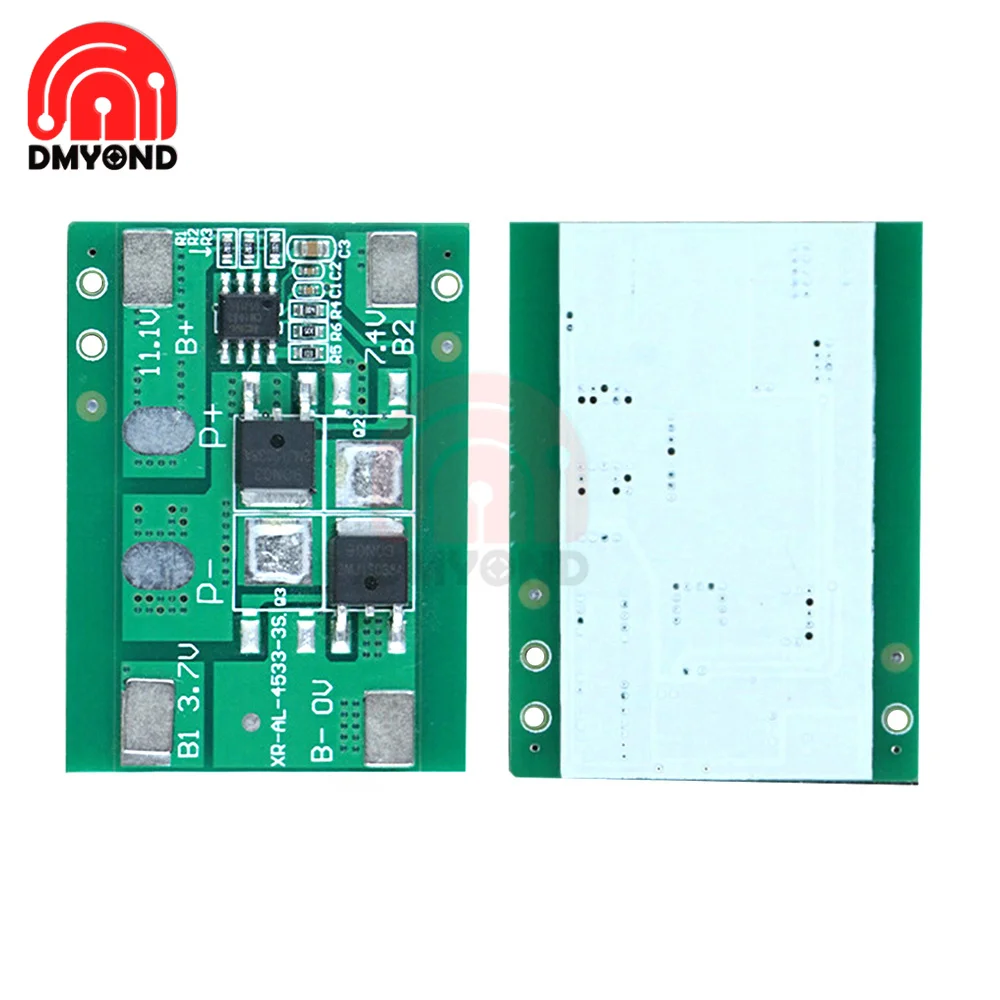 4S Same Port Battery Protection Board Lithium 18650 Charge Board 14.8V With Balance 7A Short Circuit Protection For Power Bank