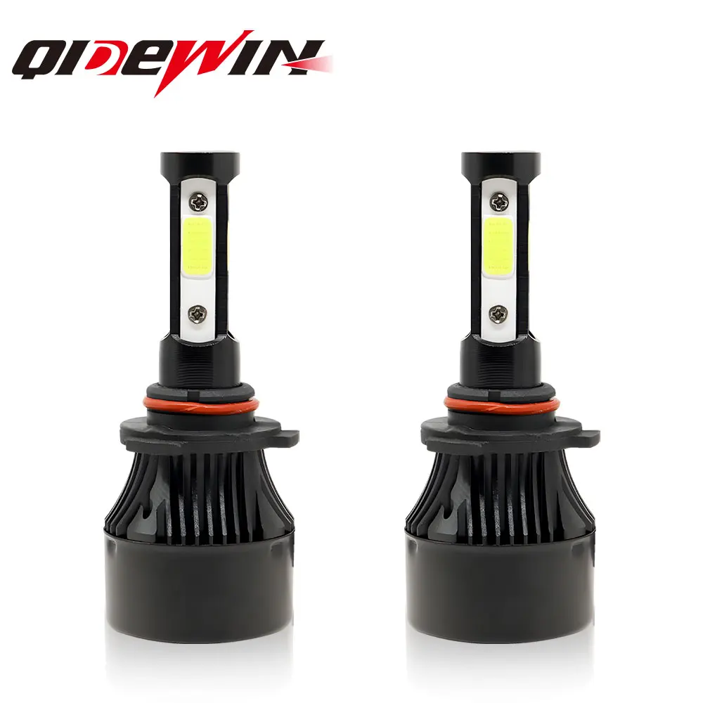 

2Pcs Car Light New 4 Sides LED H4 H7 H13 9004 9005 9006 9007 Car LED Headlight Bulbs High Low Beam Auto Led Headlamps 12V 24V