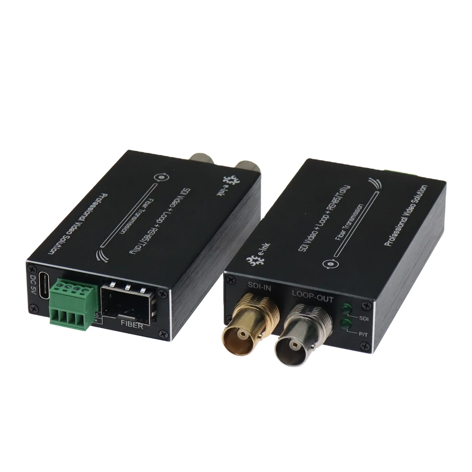 

3G SDI Video Fiber Optical Extender Including Transmitter and Receiver with Tally and Loop Out SMF 20KM
