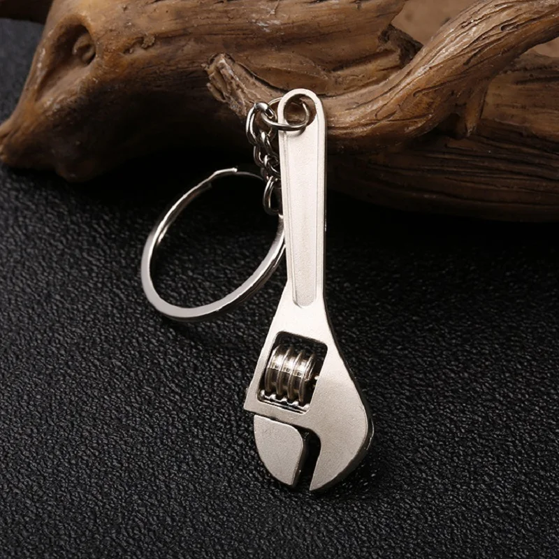 Simulation Wrench Keychain Creative Simulation Tool Key Hanger Car Advertising Small Gift Wholesale