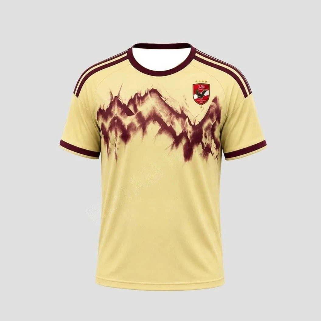 2026 Neue Herren Damen Ahly Fans Fußballtrikot Kurzarm T-Shirt Fußball Ägypten Sport Match Training Alltagskleidung Familien Kinder T-Shirts – Detail 6