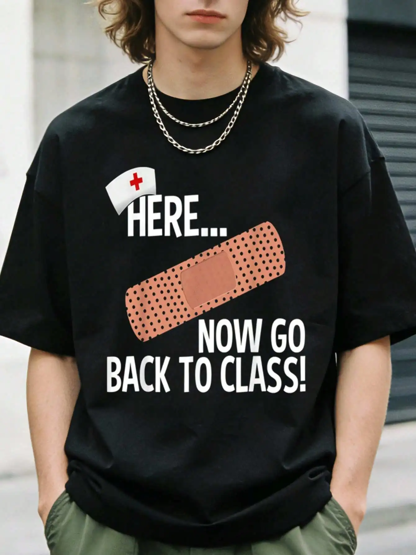 1pc Womens Nurse Bandage TshirtCotton 180gsm.Printed Tee.Unisex Crewneck Tshirt.All Seasons.Medical Week.Gifts.