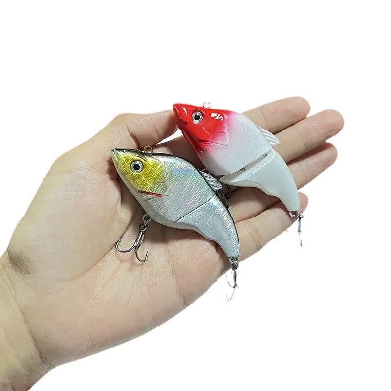 

2pcs 14g Fishing Lures Floating Swimbait Wobbler Artificial Hard Bait Joint Bait Depth Predator Minnow Lure Pike Bass Decoy