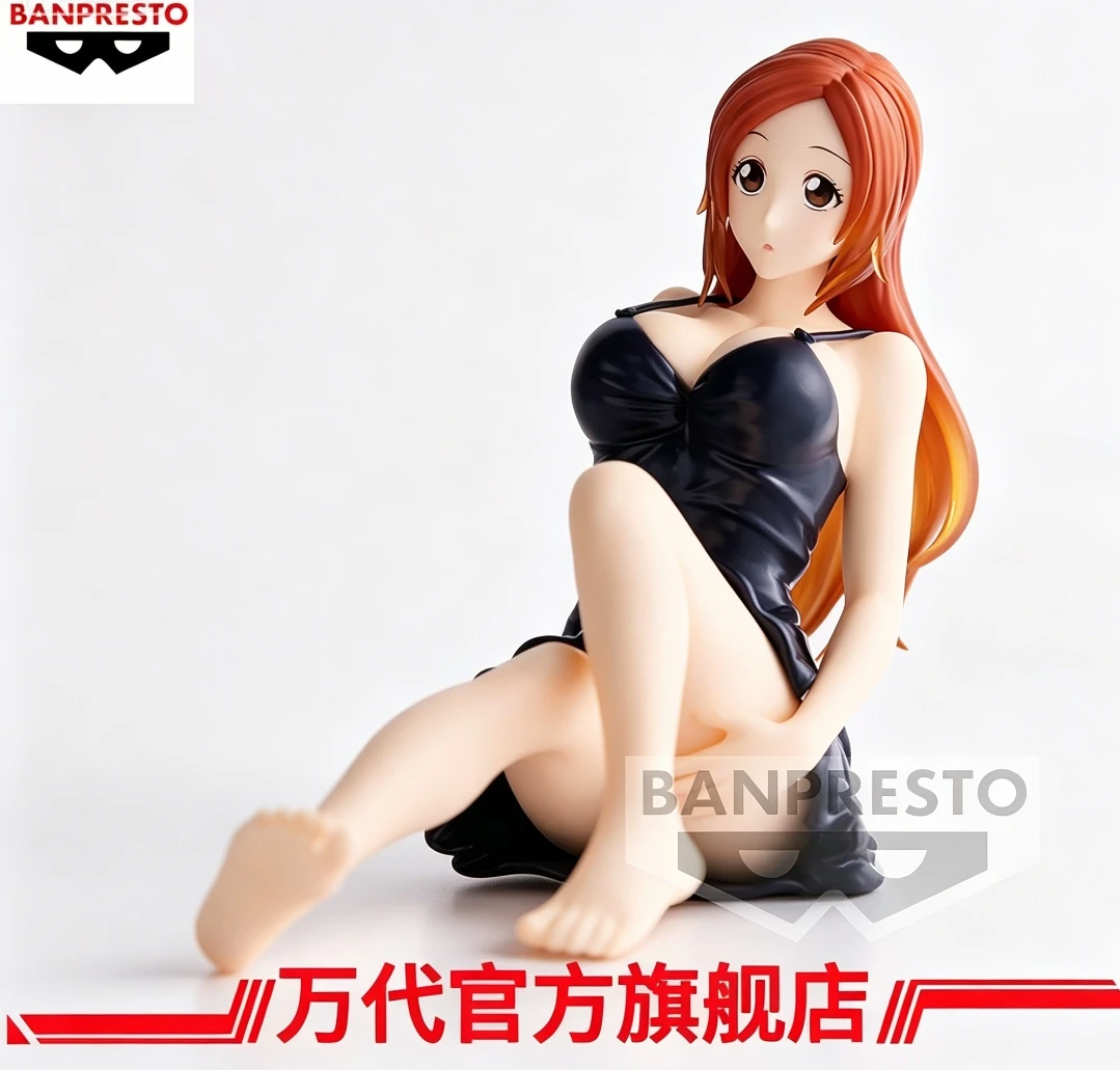 Bandai Banpresto BLEACH Relax Time Orihime Inoue Prize Figure Desktop ornament Birthday gift