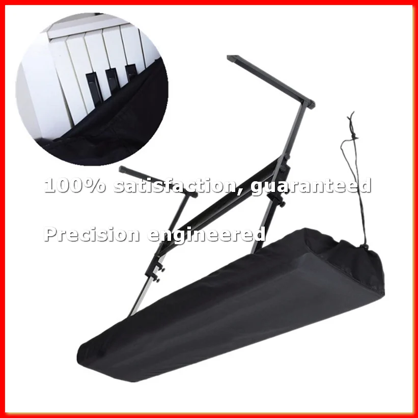 88-Key Piano Keyboard Case Stretchable Piano Keyboard Dustproof Foldable Waterproof Case with Drawstring Lock-A55K