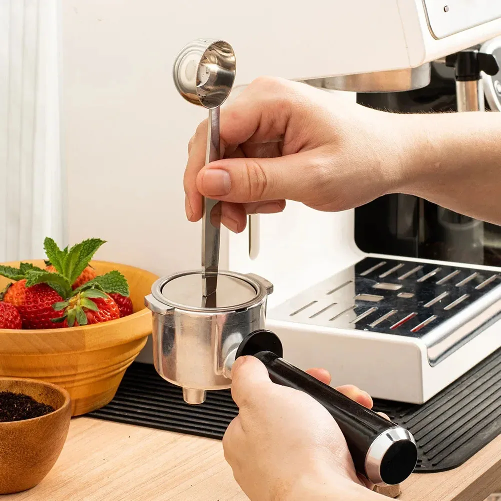 Stainless Steel Coffee Scoop 304 Rust Resistant 14x4x4cm Long Handle for Grounds Sugar Flour Spices Portioning view 6
