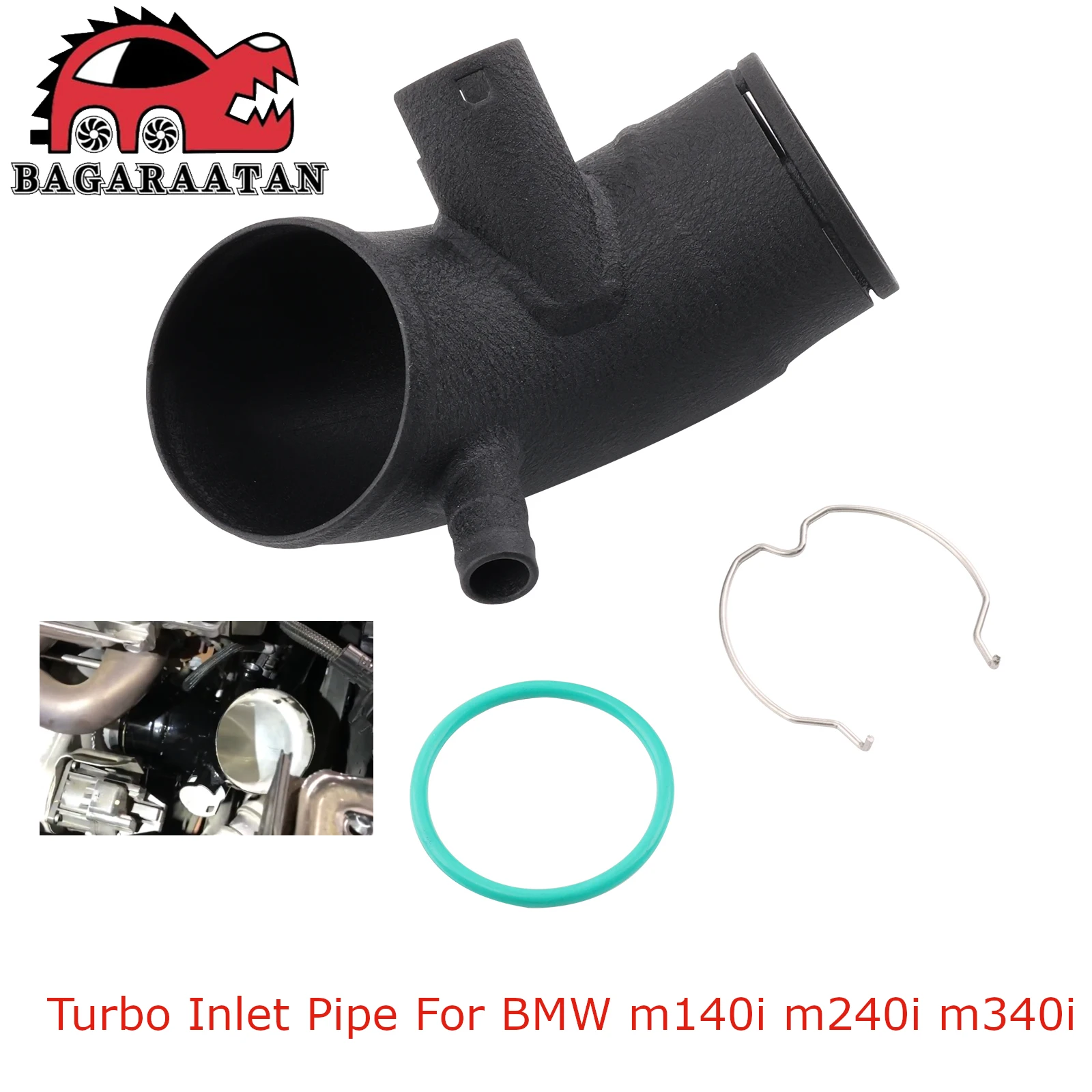 

Aluminum Upgrade Turbo Inlet Pipe For BMW G Classic G30 G31 G20 G32 B58 PERFORMANCE