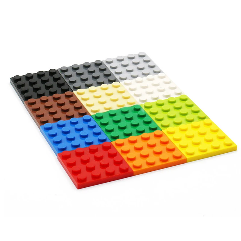 150pcs DIY Building Blocks Thin Figures Bricks 4x4 Dots 12Color Educational Creative Size Compatible With 3031 Toys for Children