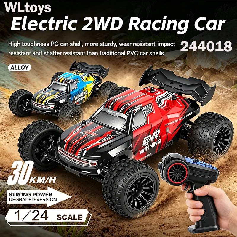 

Новая радиоуправляемая машинка WLtoys 1:28 244018, 2WD, высокоскоростная, в стиле Бигфут, 30 км/ч, с гироскопом, 2.4G, гоночная, на пульте управления, игрушка, подарок на Рождество