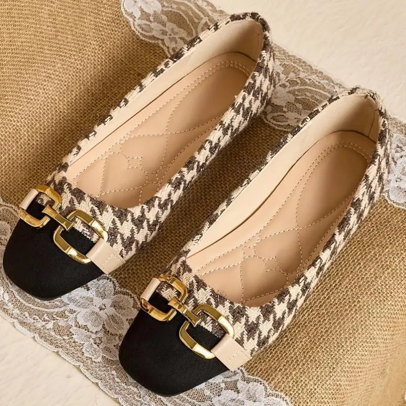 

Casual Women's Flats Faionable Busin Sle Wool Lined Mules Ci Walk Suitable Winter Warmth Breathable Liner Spring