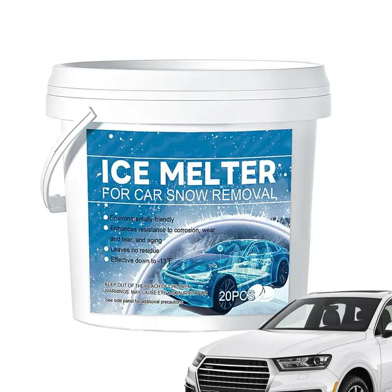 

Ice And Snow Melt Driveway Deicer Pet Safe Snow Melter Tablets Fast Acting And Effective Plant And Concrete Friendly Ice Melt