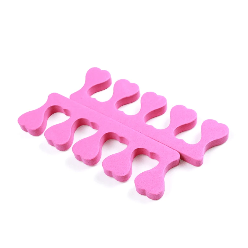 10/20/50/100 قطعة الوردي إصبع تو فواصل القدم الإسفنج UV جل البولندية مانيكير باديكير أدوات مجموعة أدوات التجميل للأصابع وأصابع القدم #5