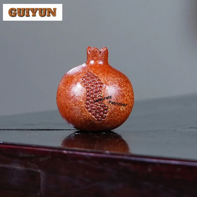 

Yixing фиолетовая глина гранат держатель для благовоний диффузор курильницы ароматерапия курильница чайные услуги аксессуары украшения