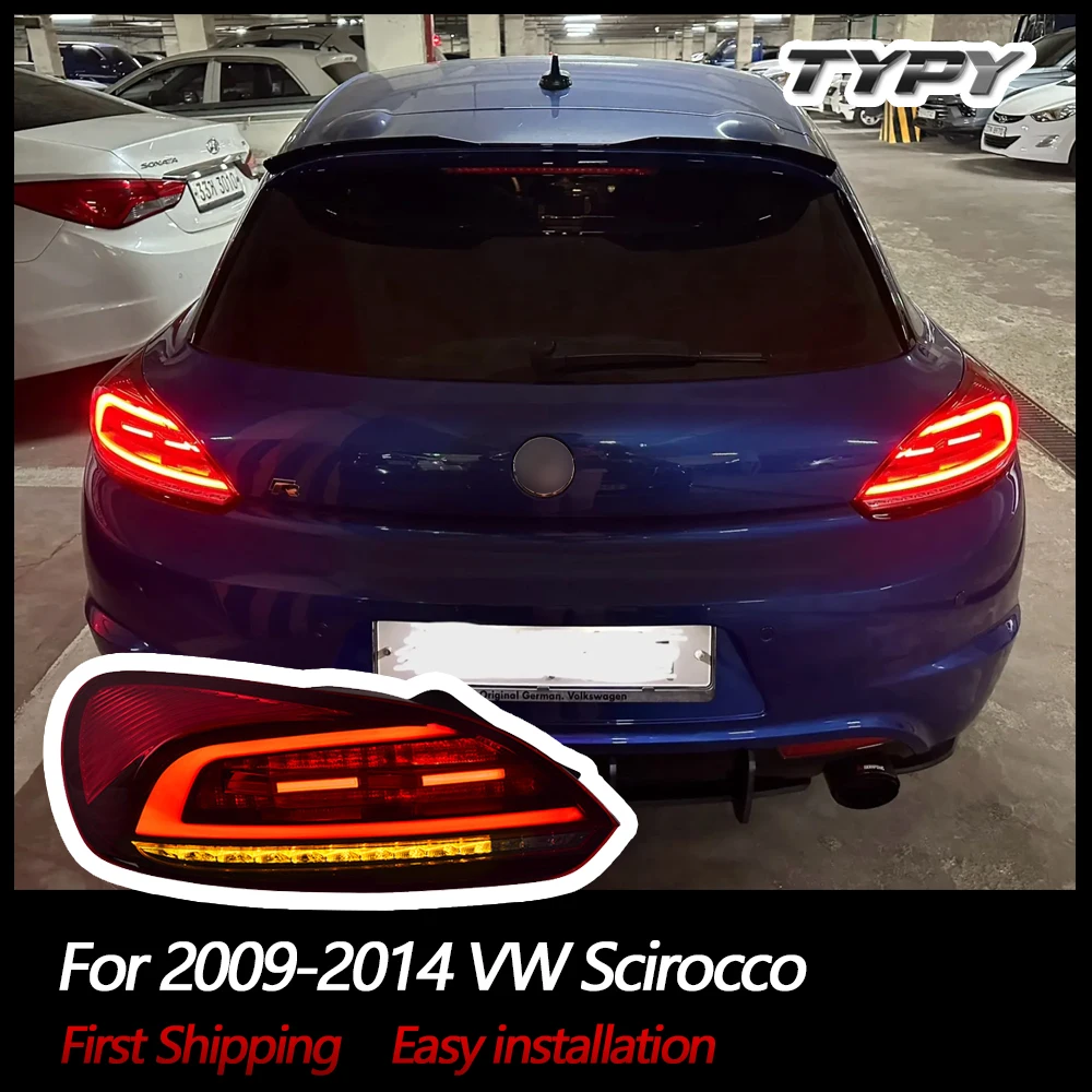 

Car Accessories For VW Scirocco Taillight Assembly 2009-2014 Rear Lamps running lights brake lights turning