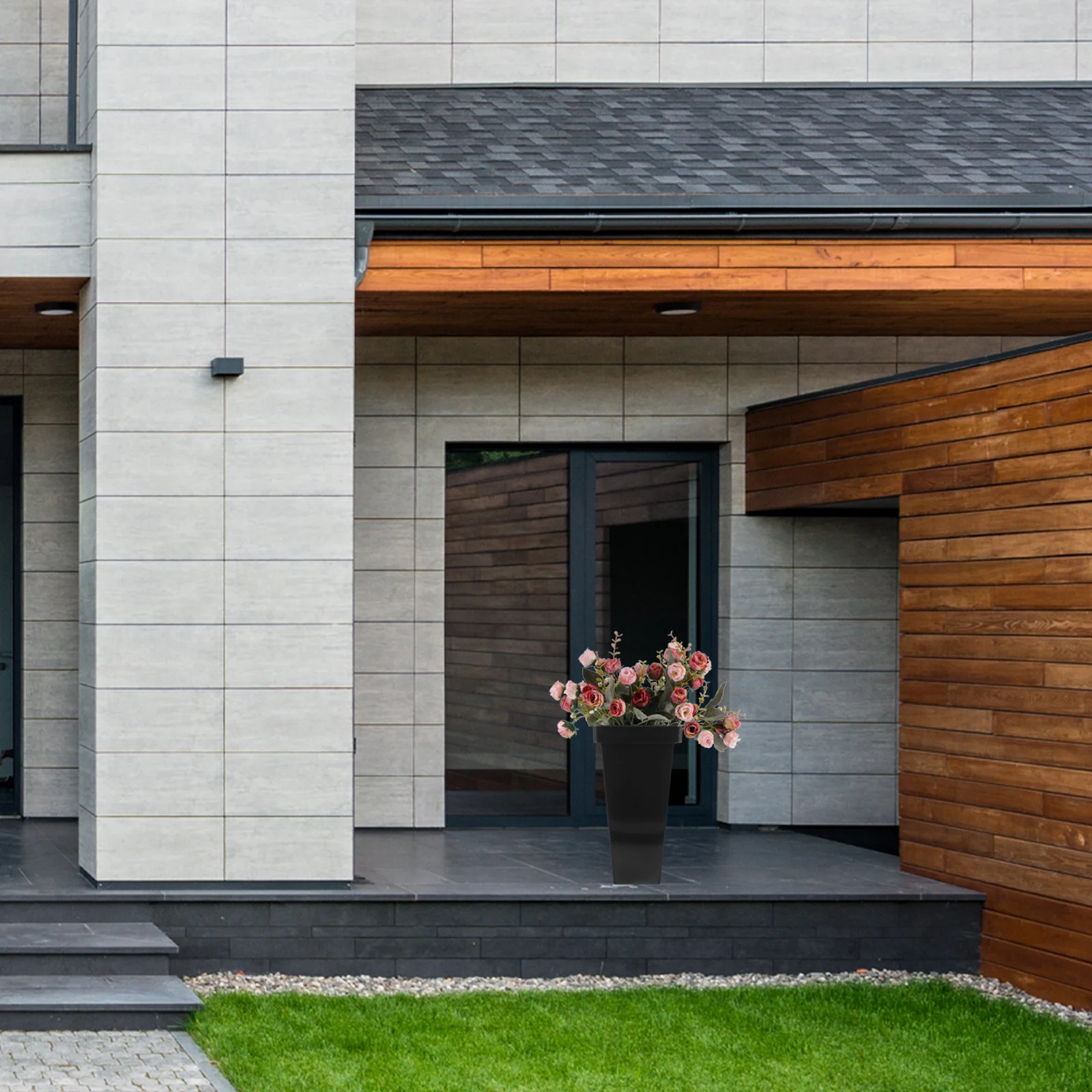 大容量の雨傘収納バケツプラスチック製屋内屋外スタンド家庭用玄関廊下教室ロビーオーガナイザー