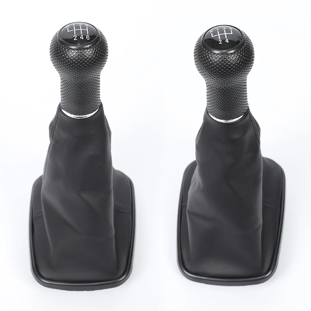 New Car 5/6 Speed 12mm Gear Shift Knob Lever Shifter Gaiter Boot for Volkswagen VW Golf Bora Jetta GTi MK4 Interior Accessories