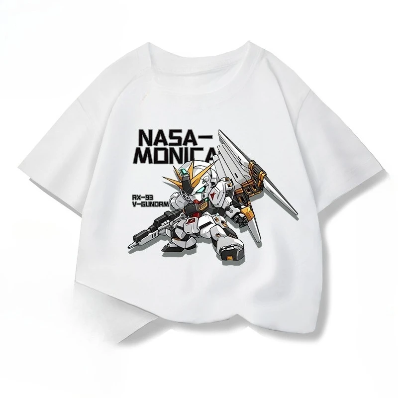 Mobile Suit Gundam Órfanos con sangre de hierro Hombres y mujeres Animación Barbatos Camiseta de manga corta Hombres y mujeres Verano