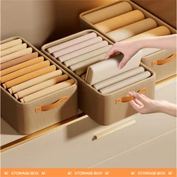 Wardrobe Clothes Organizer Portable Foldable Closet Shelf Drawer Dividers Reusable Clothes Sweater Jeans Organizer Boxes