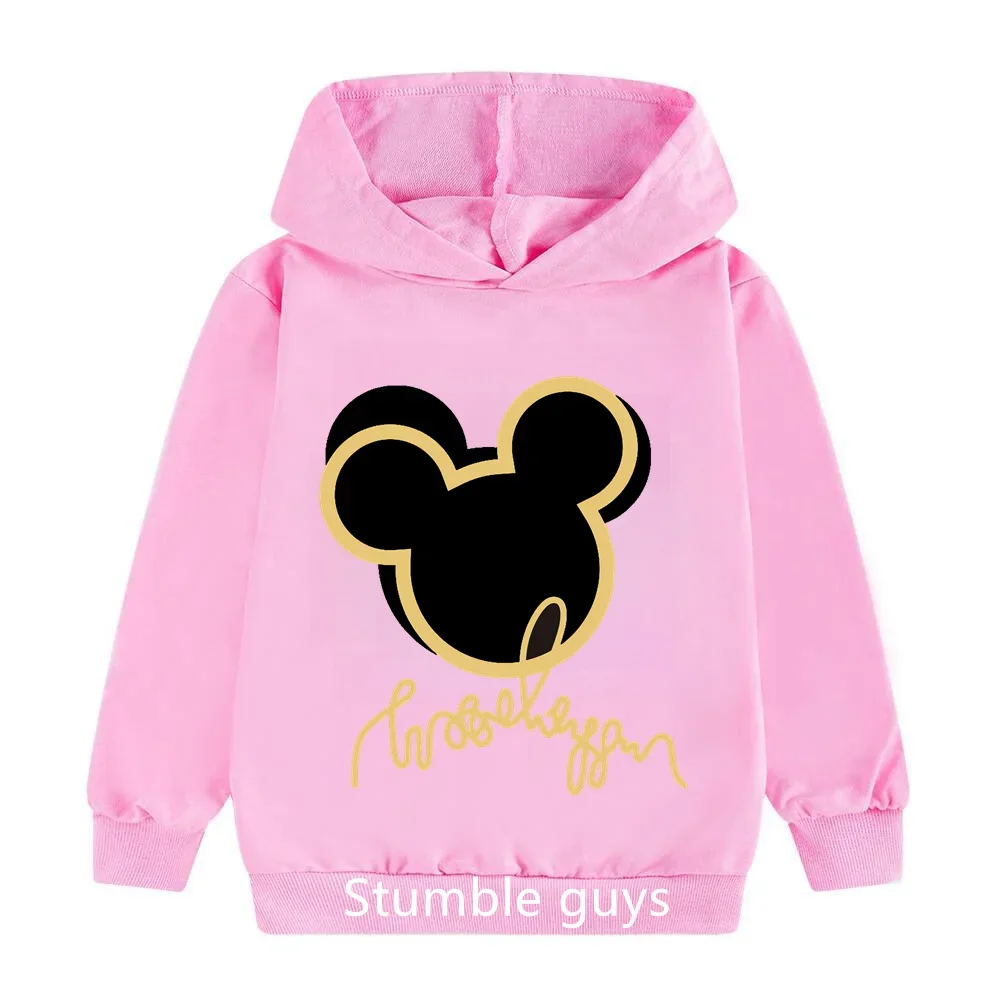 

Disney Cartoon Printing Mickey Mouse Mickey Hoodie Kawaii Children's Clothing Trends for Men and Women