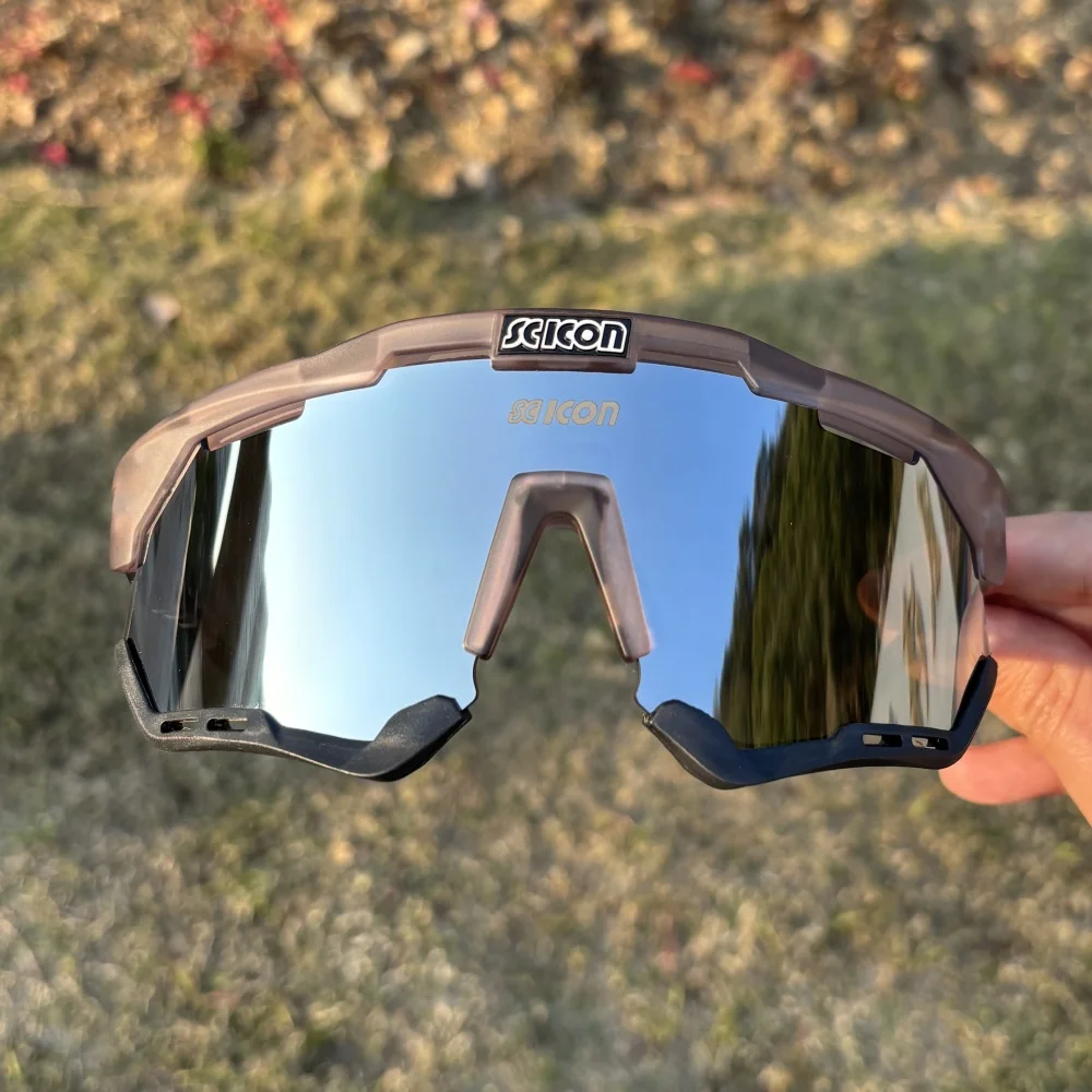 SCICON Photochrome Fahrradbrille Outdoor-Sportsonnenbrille Herren MTB-Fahrradbrille Damen Straßen-Mountainbike-Brille – Detail 11