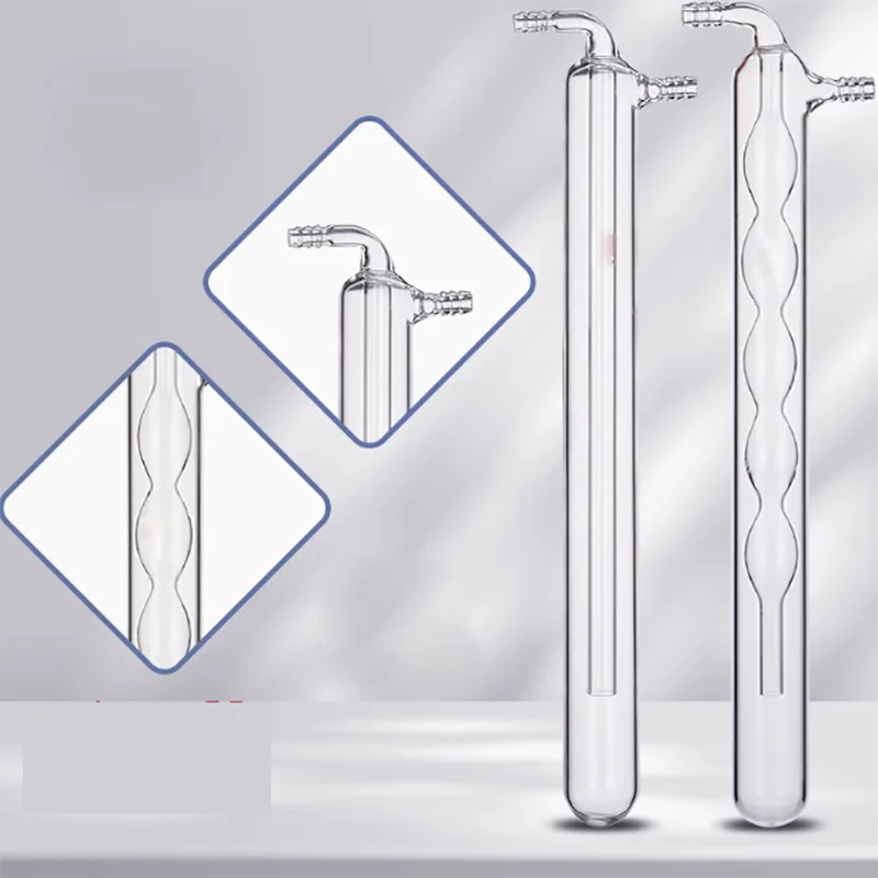 Integrated cold trap split type cold hydrazine high borosilicate thickened with standard mouth straight spherical