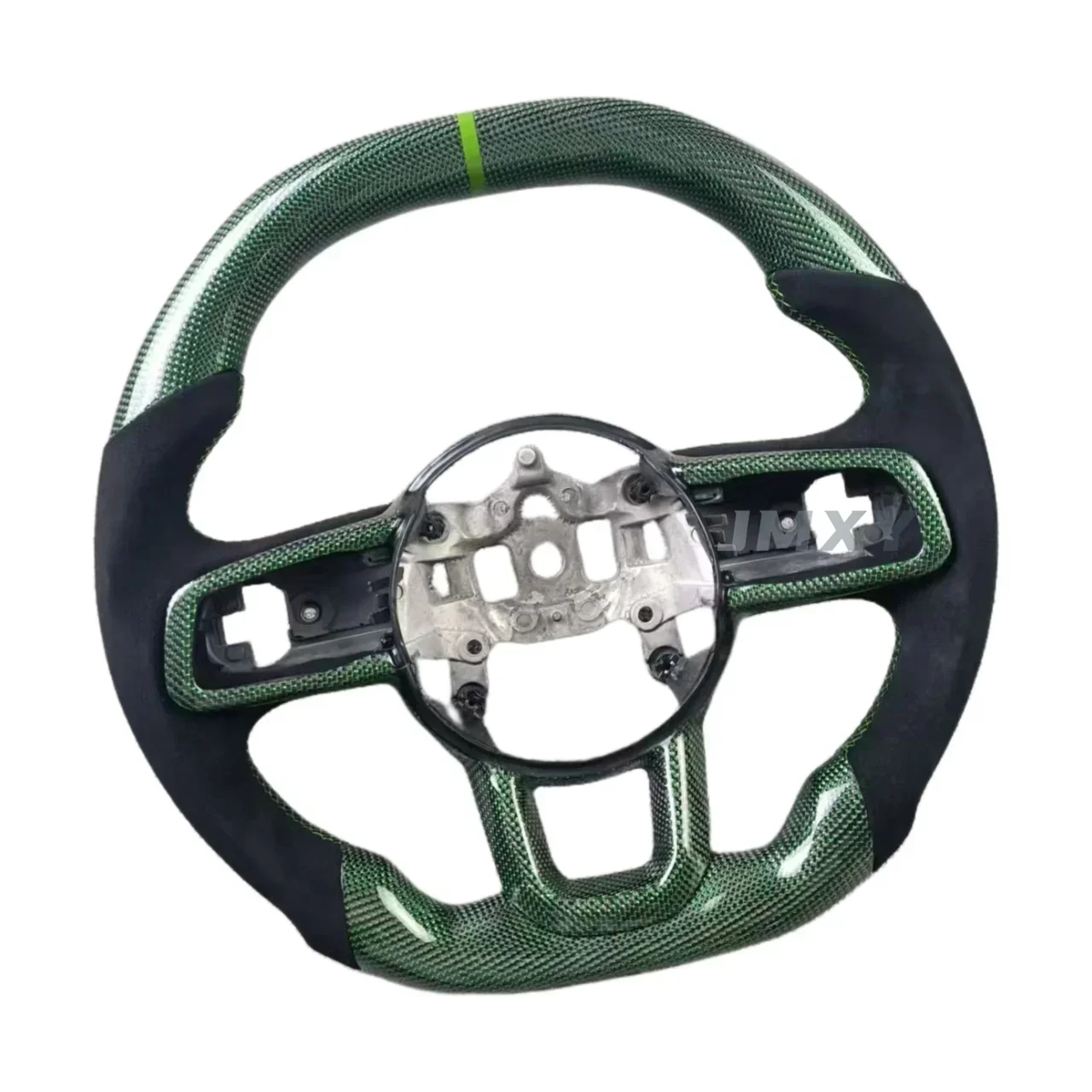 Customized Green Carbon Fiber Steering Wheel, Suitable For Jeep's New Wrangler JL Steering Wheel