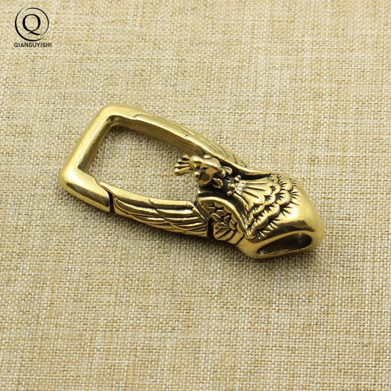 Phoenix Brass Keyholder DIY Car Key Chain Accessories Jewelry Metal Copper Waist Buckle Keyrings Hanging Creative Gift Keychains