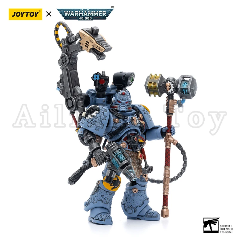 JOYTOY 1/18 Action Figure 40K Space Wolves Iron Priest Jorin Fellhammer Anime Collection Military Model