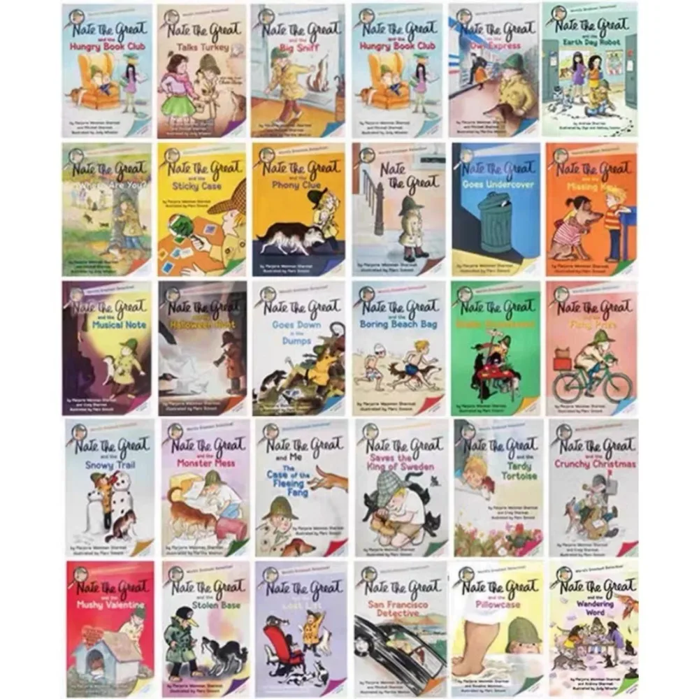 Nate The Great Little Detective Nate Boxed with 30 English Story Picture Books To Read