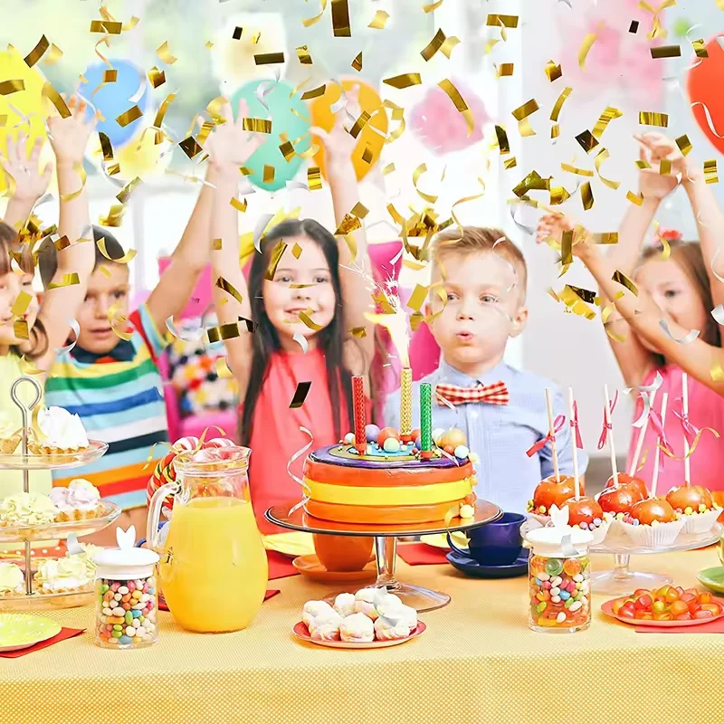 Эффект сцены, золотая растрепанная бумага для конфетти, диджейская вечеринка, свадебный клуб, бар, сценическое шоу, торжественное шоу открытия и конца