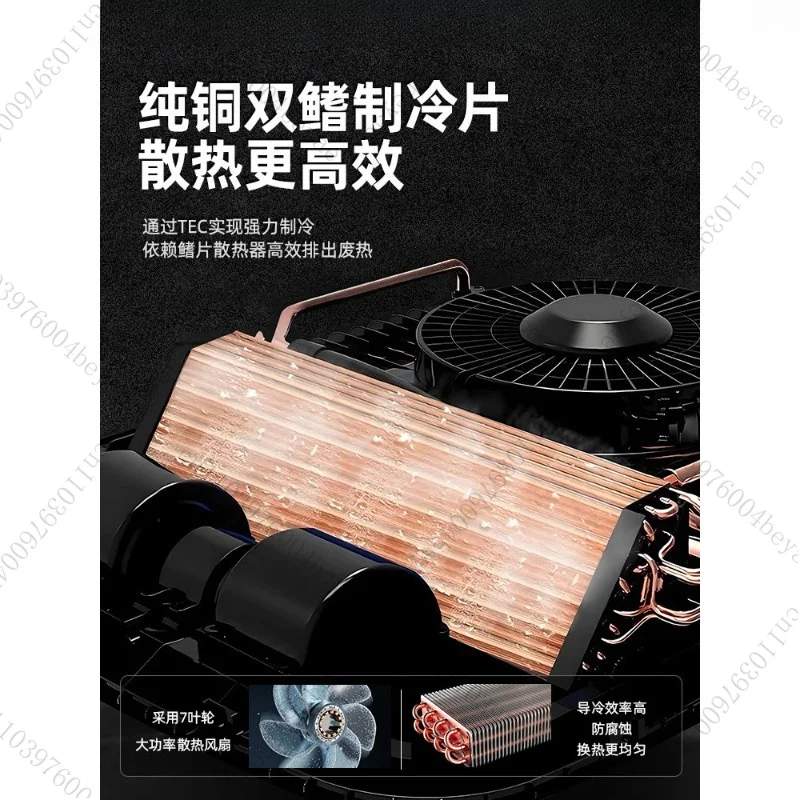 Light truck air conditioner silent 12V refrigeration truck onboard integrated compressor 24V electric vehicle variable