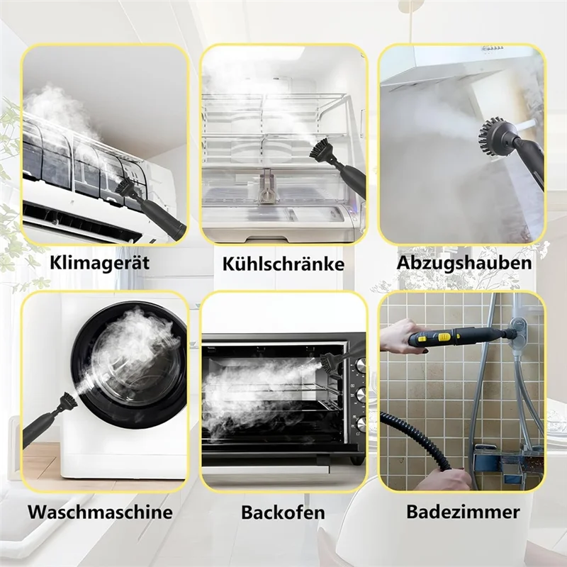 AC39-Damper Nozzle Borstels Set Voor Karcher SC1 SC2 SC3 SC4 SC5 Vervangende Onderdelen Accessoires Ronde Stoomreiniger Borstels
