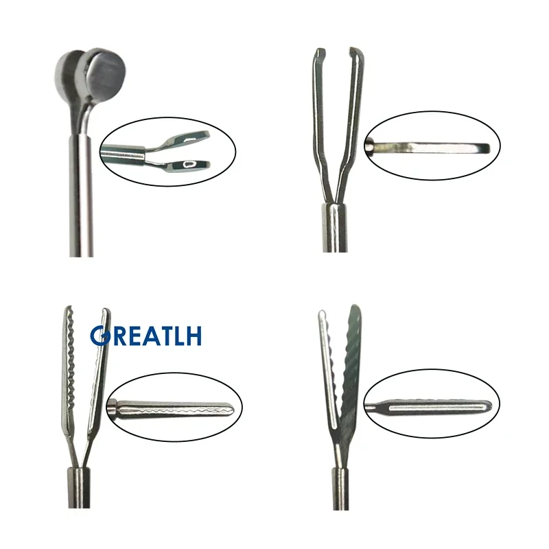 GREATLH Titanium Alloy Retinal Capsulorhexis Forceps with Box Ophthalmic Intraocular Forceps Eyelid Micro Tools Instrument - Image 3